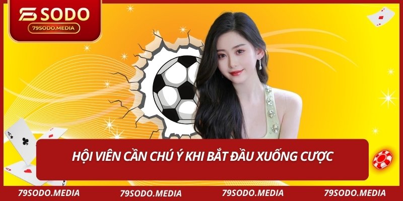 Hội viên cần chú ý khi bắt đầu xuống cược